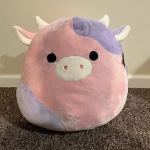 learning express exclusive pink cow squishmallow